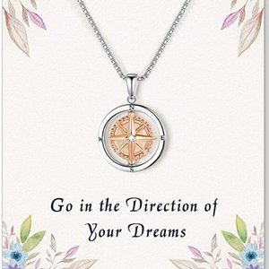 Go in The Direction of Your Dreams Necklace